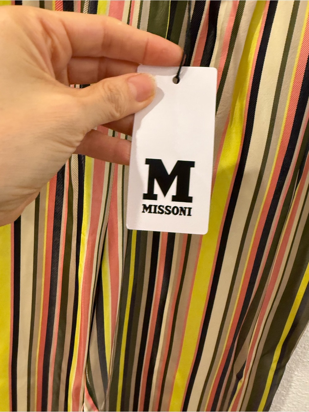 Missoni Girls' Striped Multicolor Pants- Size 42 US Size 6 NWT